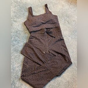 ZYIA bra and leggings matching set